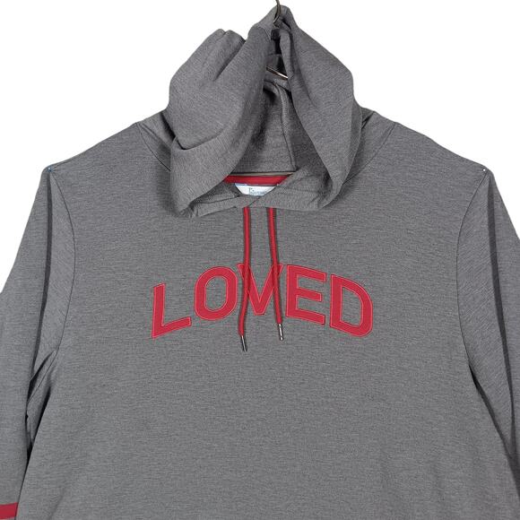 Pajamagram Hoodie Sweatshirt Size 2X Gray and Red "Loved" graphics Long Sleeves - Picture 3 of 7
